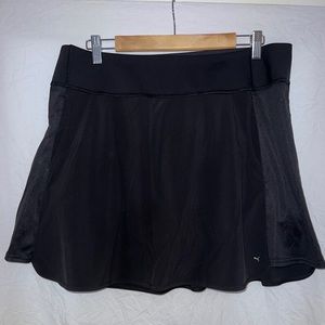 Puma black dry cell skort